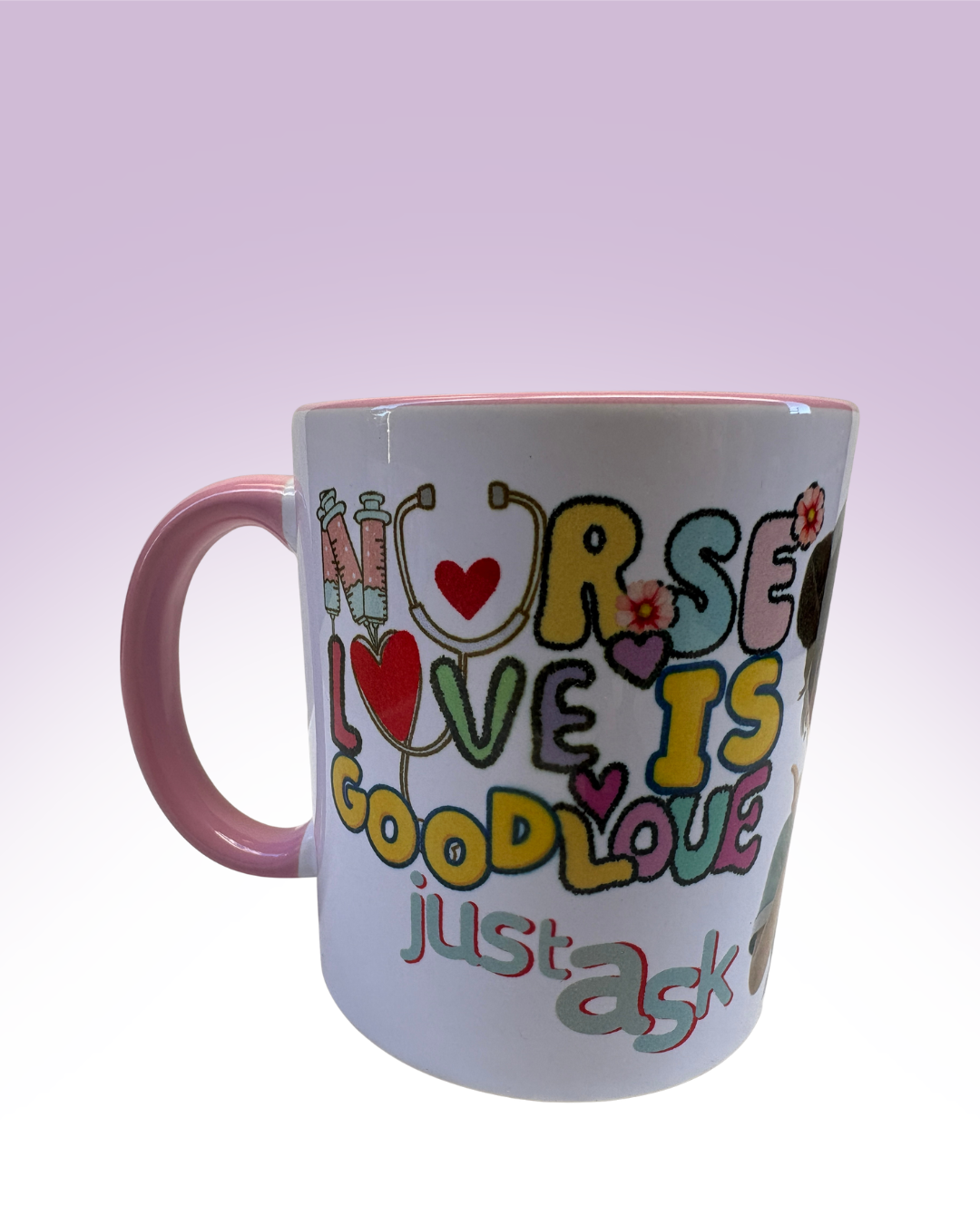 Nurse Love Is Good Love Coffee Mug