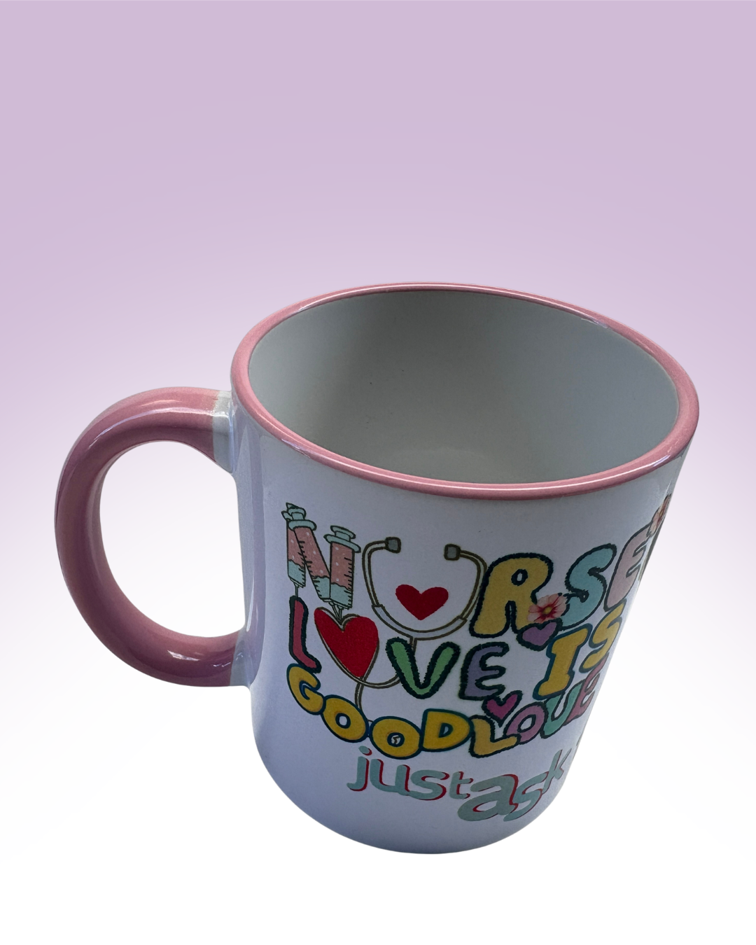 Nurse Love Is Good Love Coffee Mug