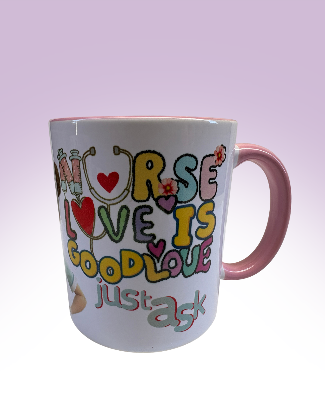 Nurse Love Is Good Love Coffee Mug