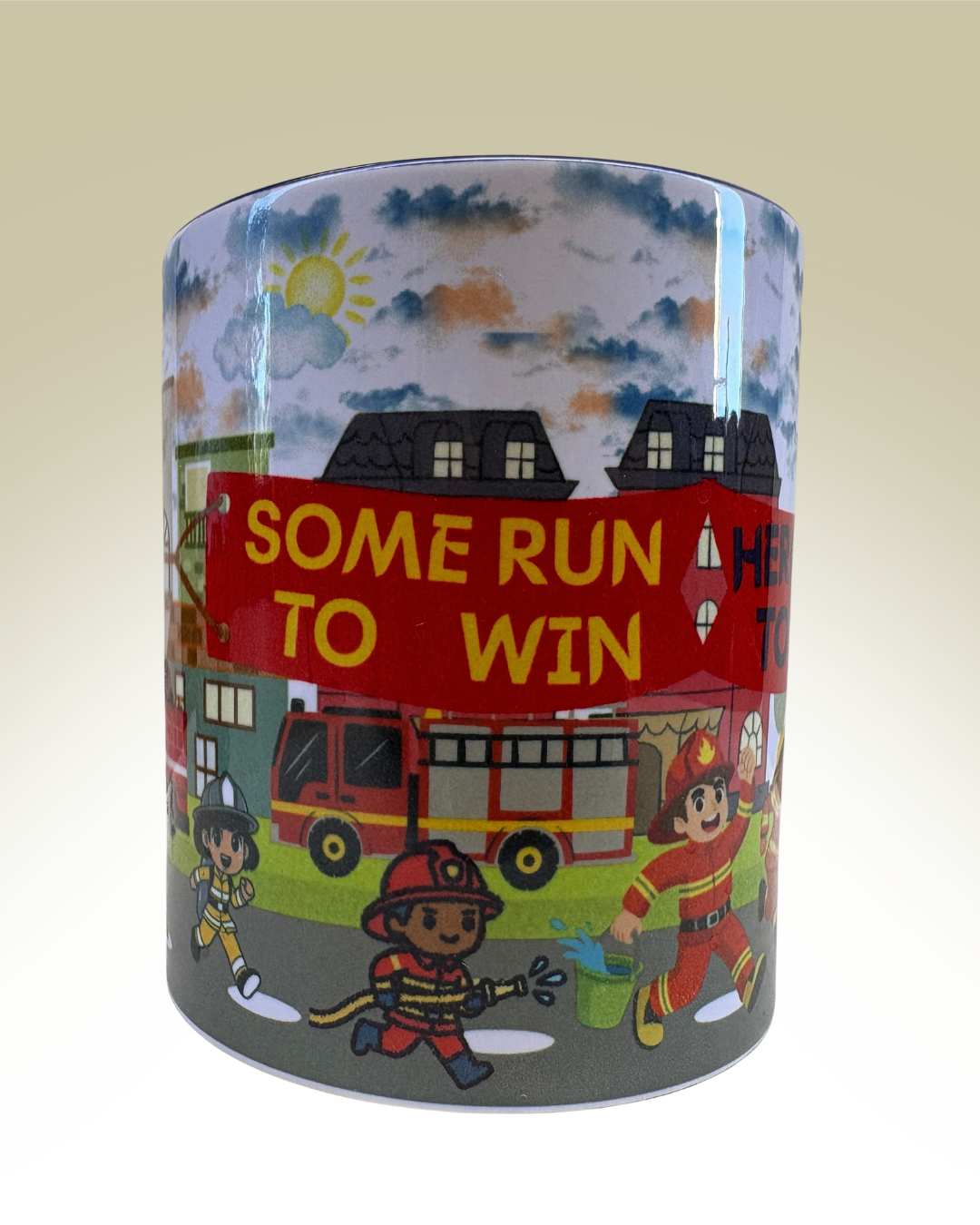 Heroes Run To Save Coffee Mug