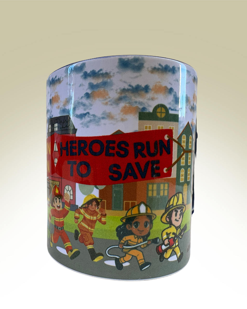 Heroes Run To Save Coffee Mug