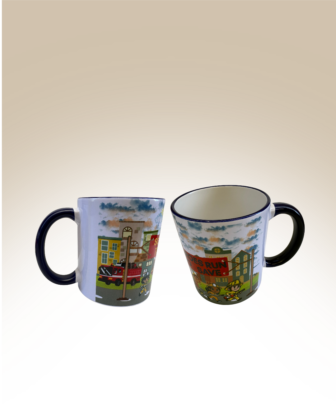 Heroes Run To Save Coffee Mug
